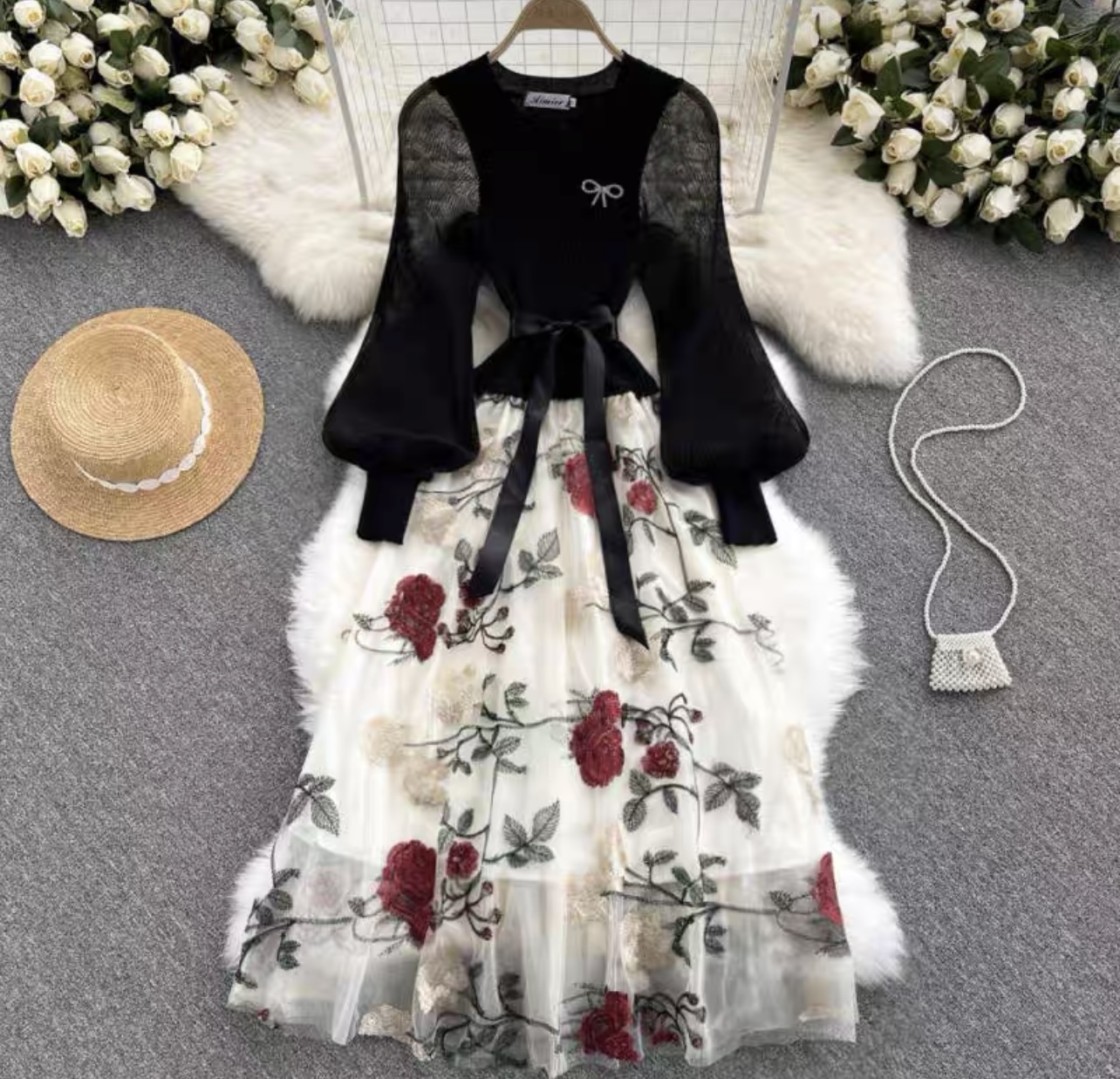 Breezy night flowy dress FD65 images